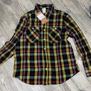 North face mens plaid flannel shirt jacket